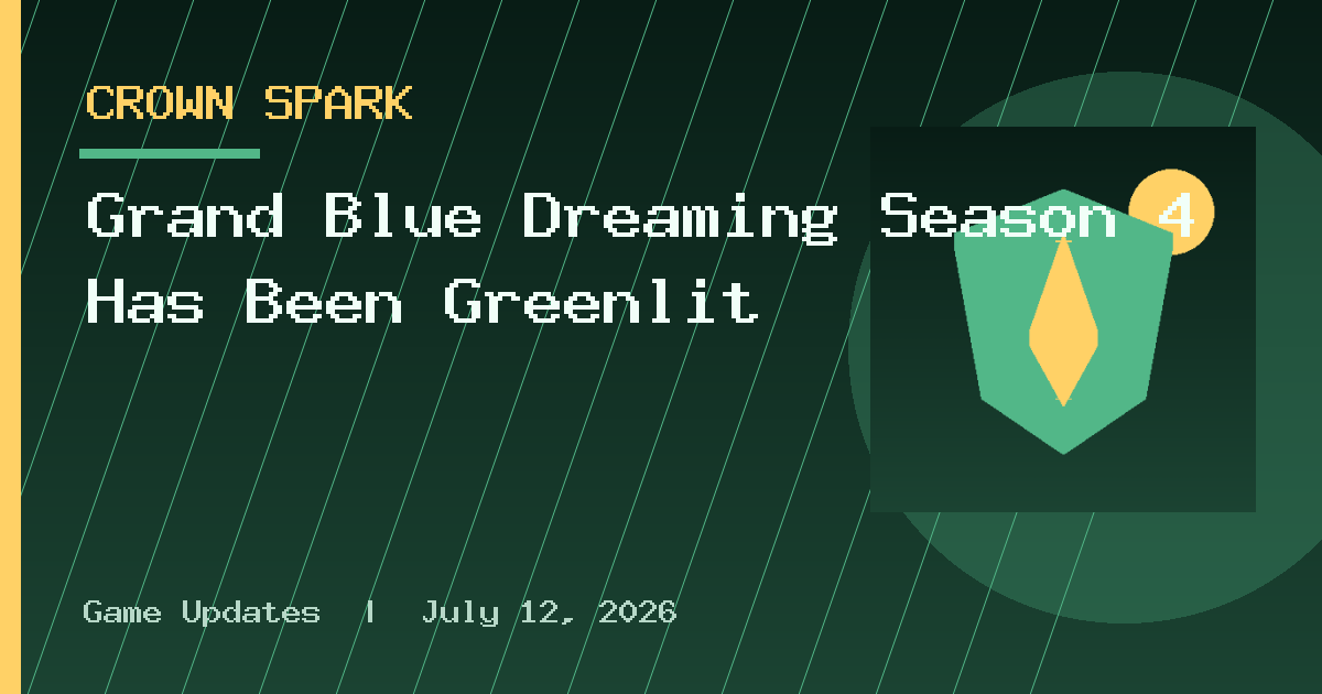 Grand Blue Dreaming Season 4 Has Been Greenlit