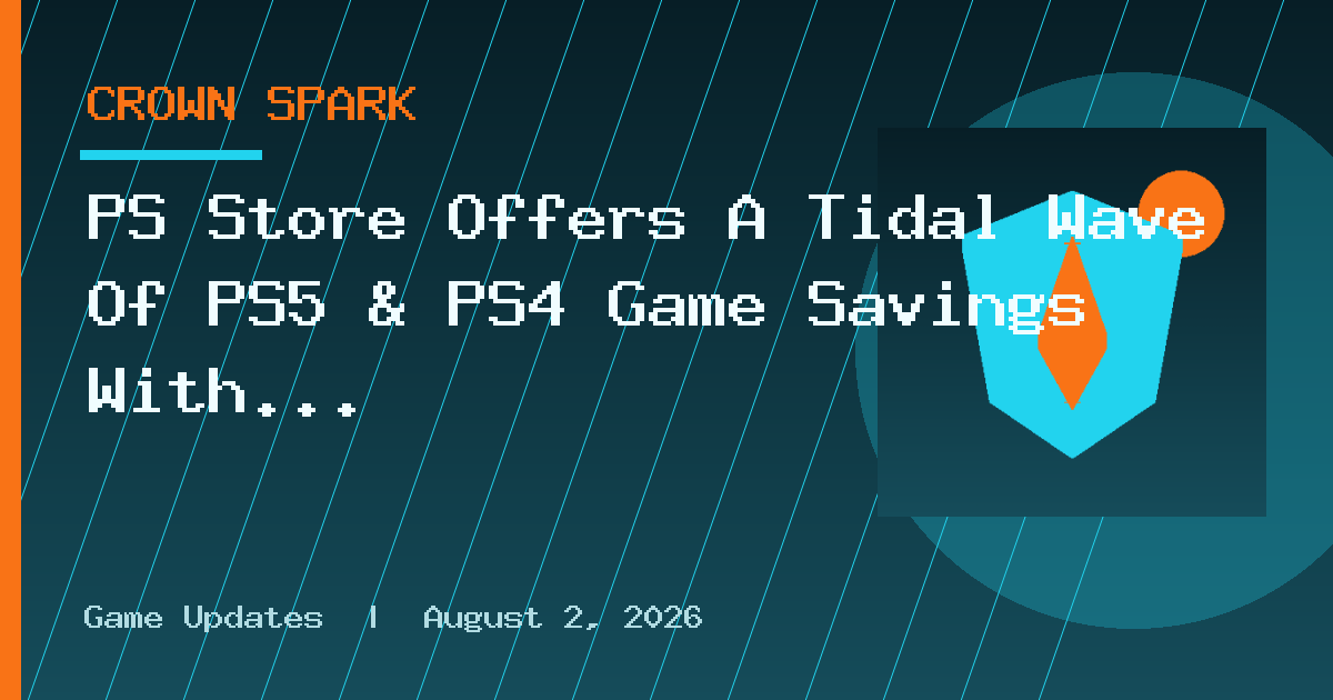 PS Store Offers A Tidal Wave Of PS5 & PS4 Game Savings With Halloween