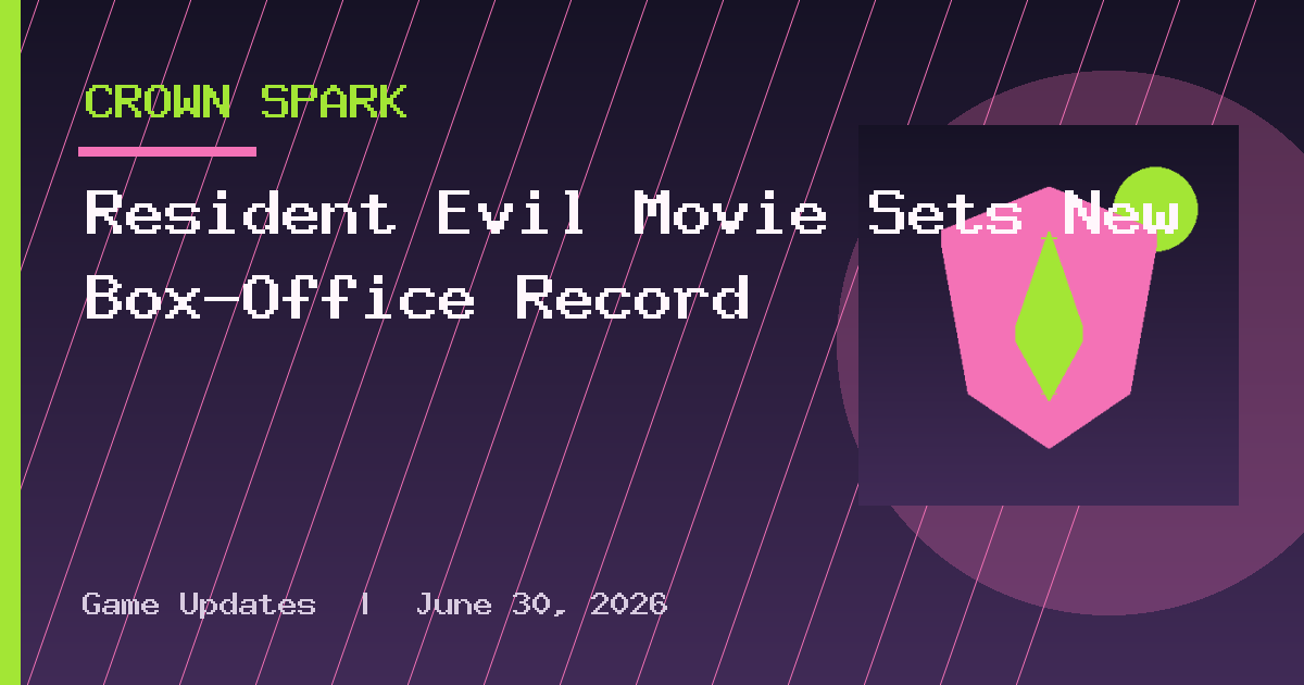 Resident Evil Movie Sets New Box‑Office Record