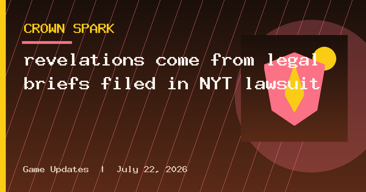 revelations come from legal briefs filed in NYT lawsuit