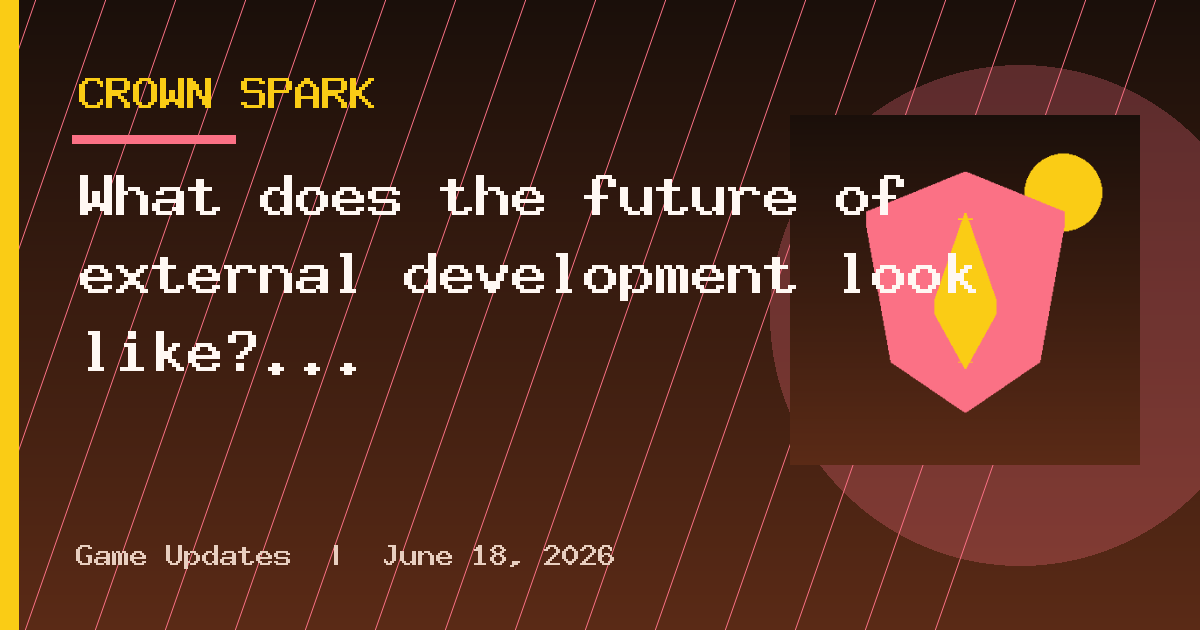 What does the future of external development look like?