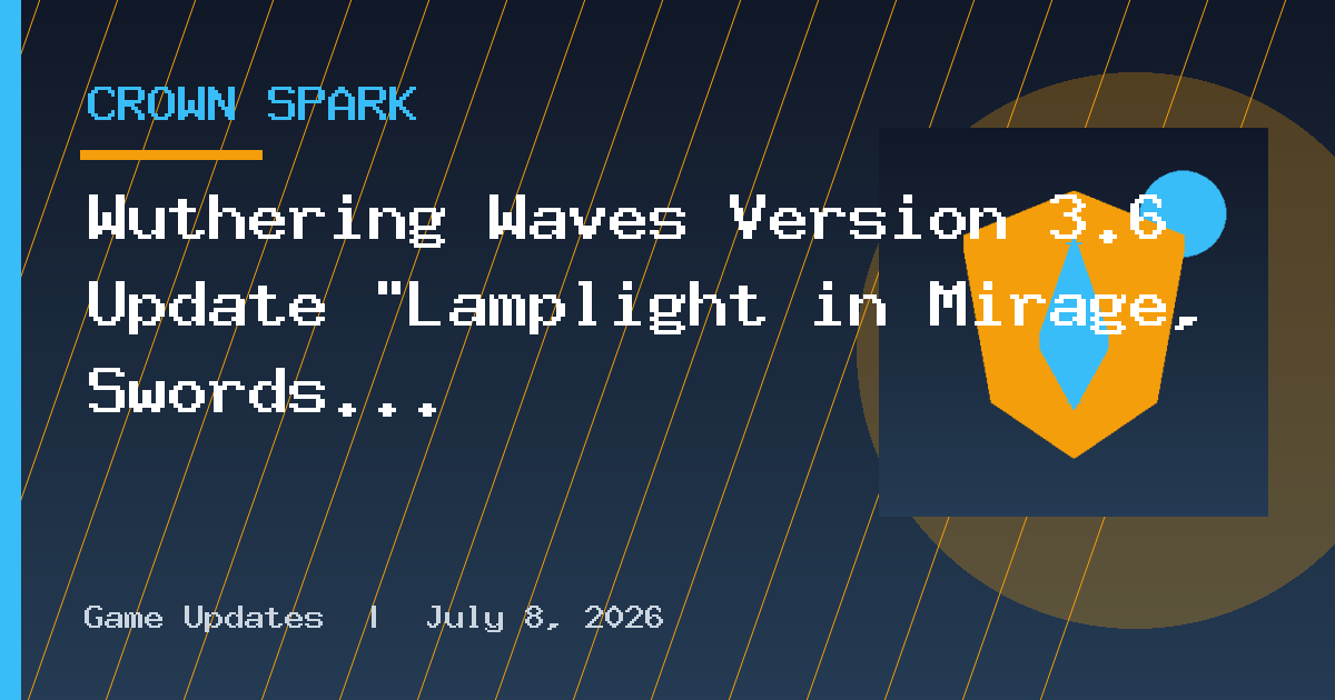 Wuthering Waves Version 3.6 Update “Lamplight in Mirage, Swords Resolve