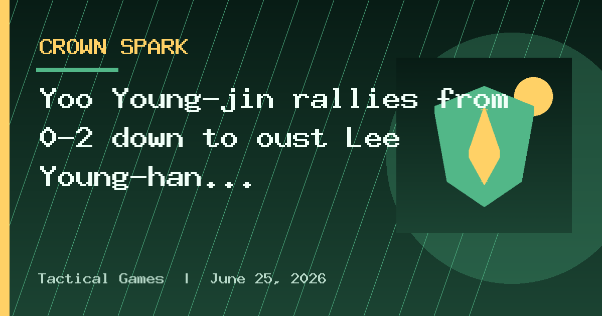 Yoo Young-jin rallies from 0-2 down to oust Lee Young-han at ASL Season 22